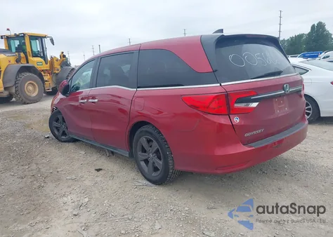 2022 Honda Odyssey Ex z USA, uszkodzony, nr VIN 5FNRL6H53NB005686